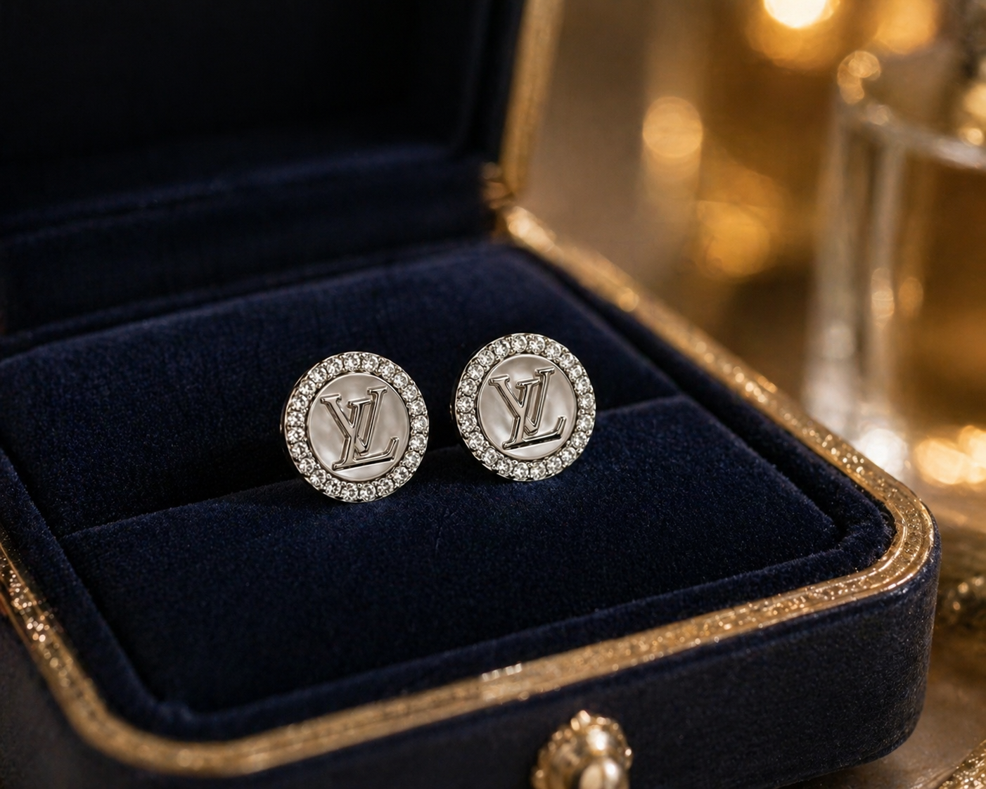Textured Leaf Stud Earrings