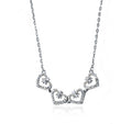 Claudia Silver 925 Magnetic Heart Chain