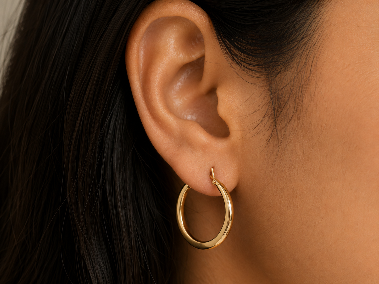 Classic Gold Hoop Earrings