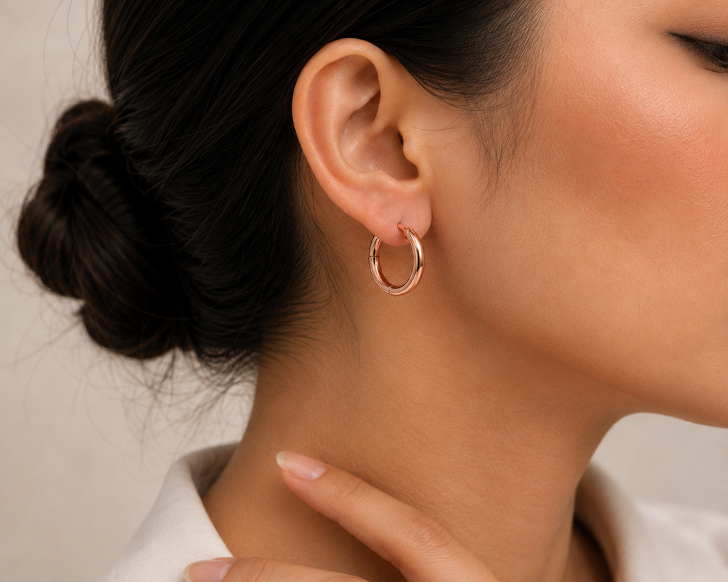Minimal Gold Hoop Earrings