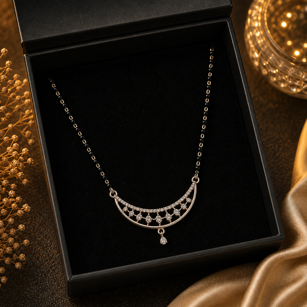 Crescent Drop Charm