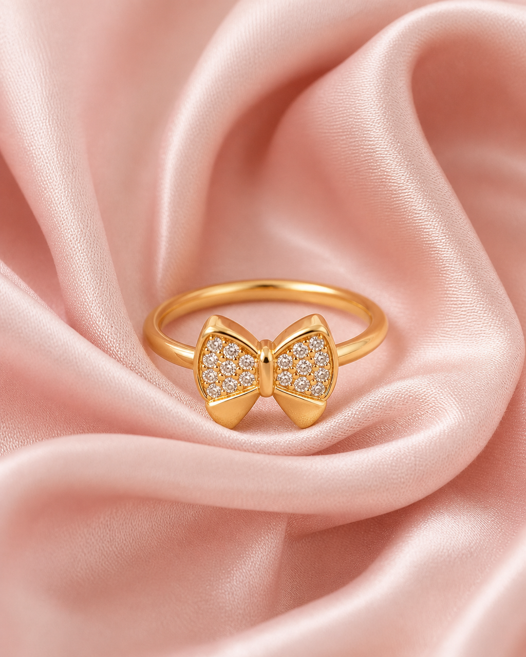 Minimal Crystal Band Ring