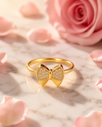 Minimal Crystal Band Ring