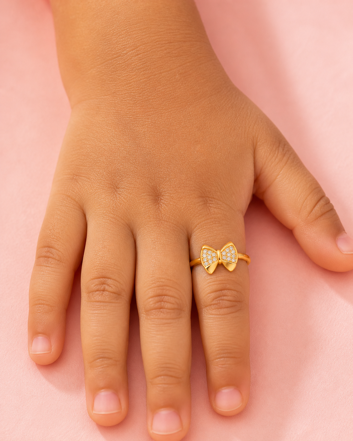 Minimal Crystal Band Ring