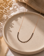 Minimal Black Bead Chain