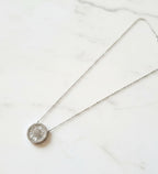 Halo Medallion Pendant Chain