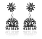 Geetika Silver 925 Jhumka Earrings