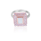 Glamour White Silver 925 Ring