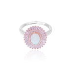 Charisma White Silver 925 Ring