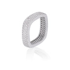 Lavender Square Silver 925 Ring