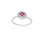 Flower Ring Silver 925