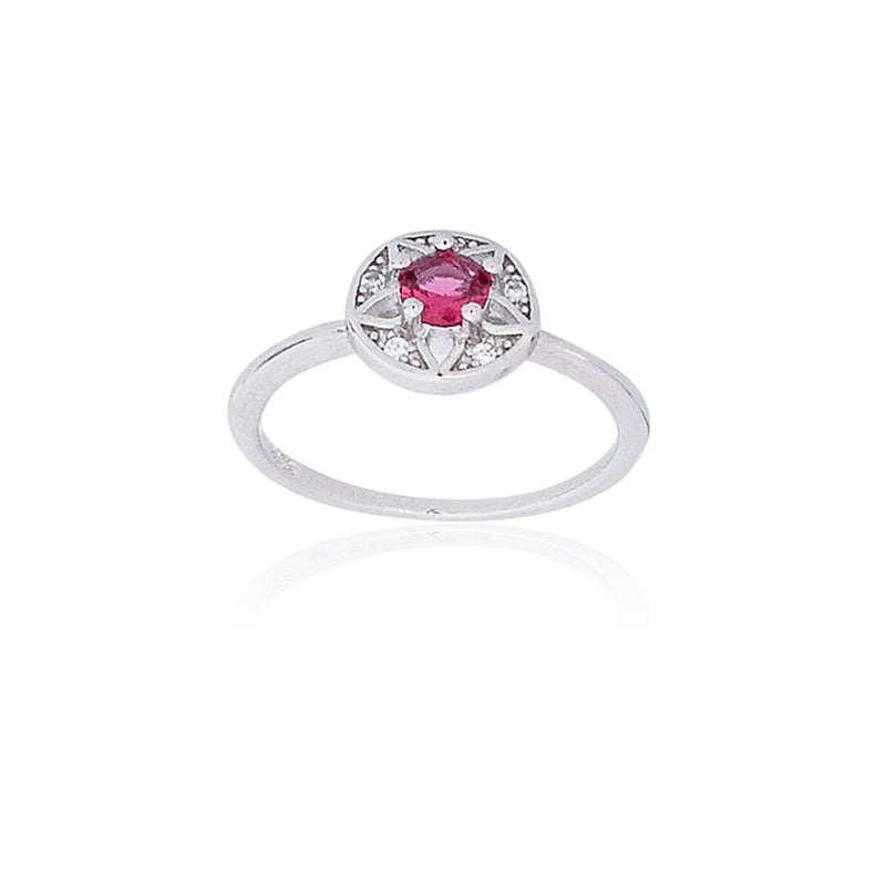Flower Ring Silver 925