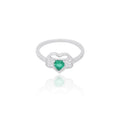 Believer Green Silver Ring 925