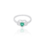 Believer Green Silver Ring 925