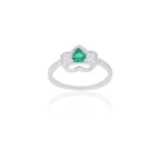 Believer Green Silver Ring 925