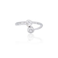 PERSONABLE SILVER FANCY RING