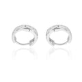 925 Sterling Silver Huggie Small Hoop Earring