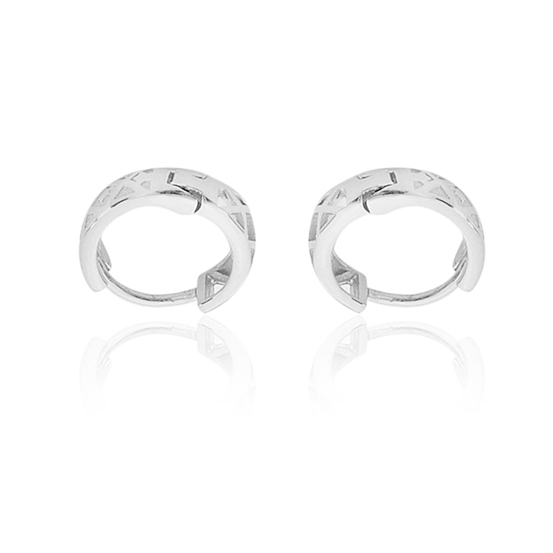 925 Sterling Silver Huggie Small Hoop Earring