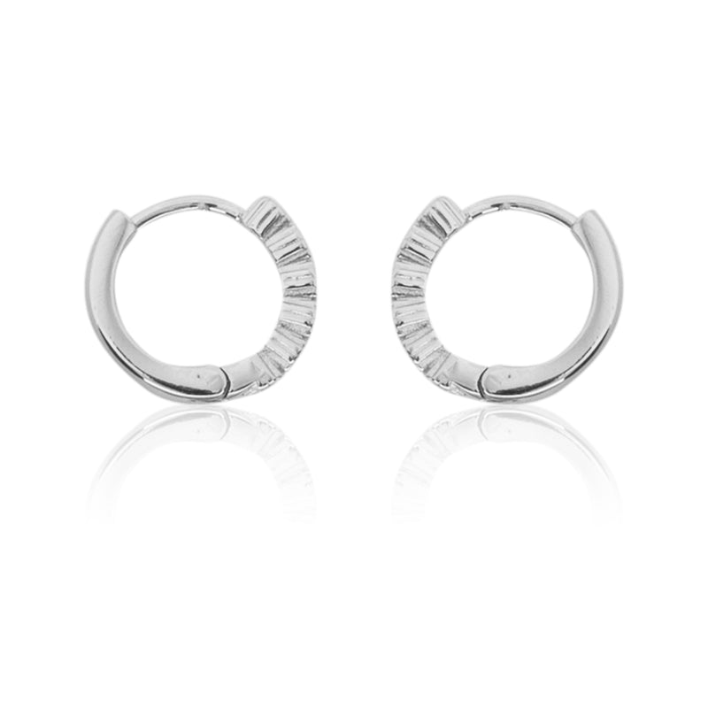 Ori Hoop Bali Earrings for Men 925 Sterling Silver