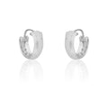 925 Silver Elegant Knot Hoop Earring