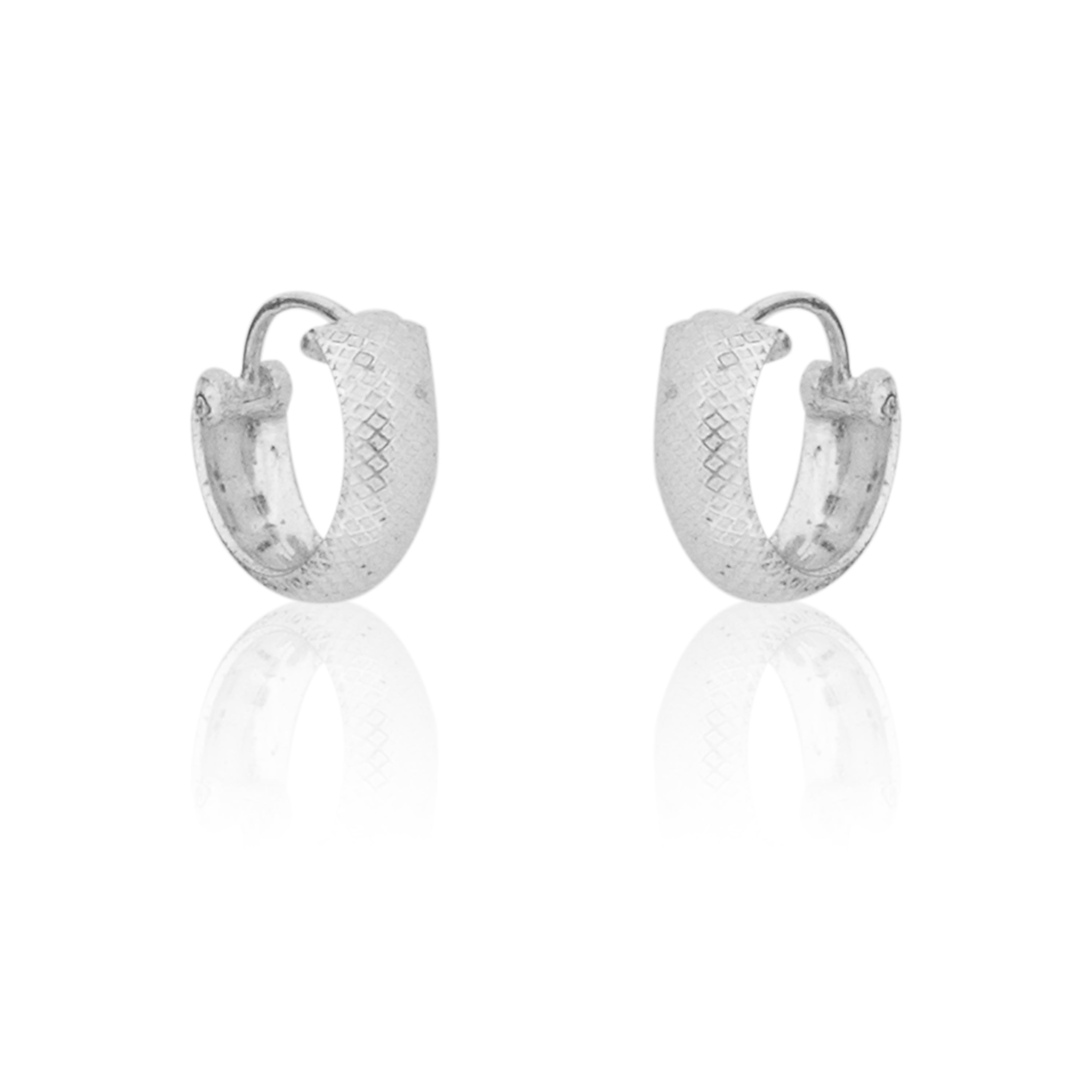 925 Silver Elegant Knot Hoop Earring