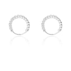 Nemichand Jewels 916 Silver tiny Ball Bali Earring for Men and Women