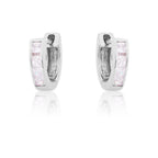Silver Slim Bali Round Mens /Boys Earring