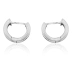 Silver Slim Bali Round Mens /Boys Earring