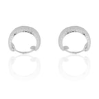 Plain Platinum Earring Bali