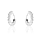 Earrings For Men Stainless Steel Huggie Hoop Earring Silver Stud Earrings For Men
