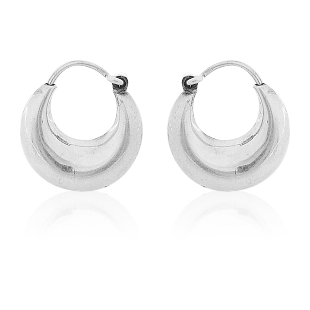 925 Silver Trendy Kaju Bali Earring for Men