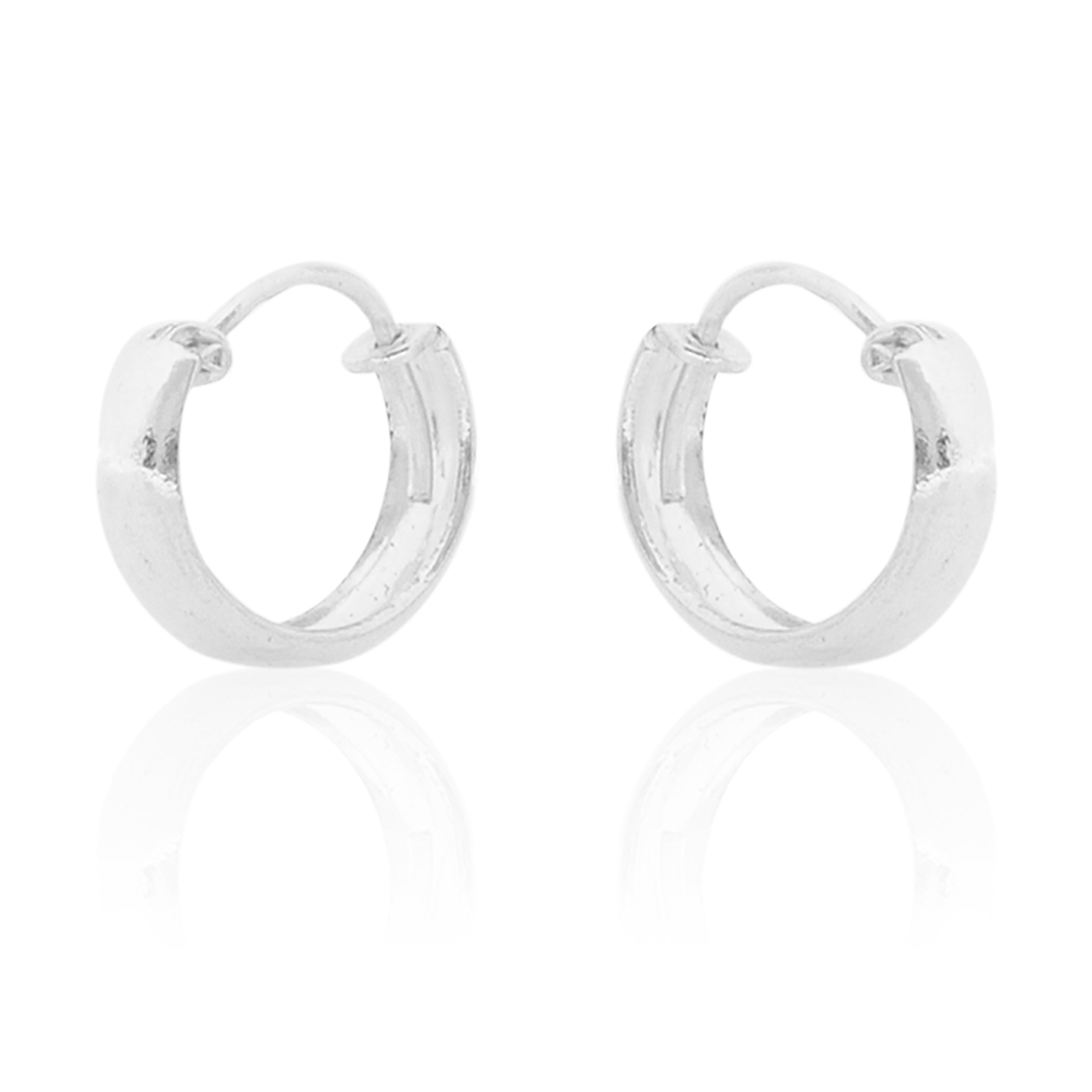Mens Jewellery Silver Bali Stud Mens Earing / Earring