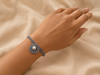Blue Crystal Pearl Bracelet
