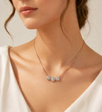 Floral Cluster Rose Gold Chain
