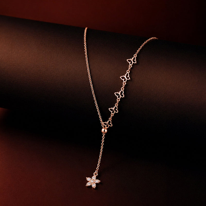 Butterfly Lariat Chain