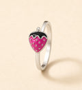 Strawberry Charm Kids Ring