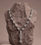 Luxury Crystal Drop Necklace Set