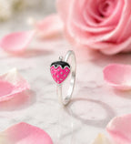 Strawberry Charm Kids Ring