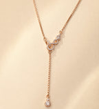 Crystal Infinity Rose Chain