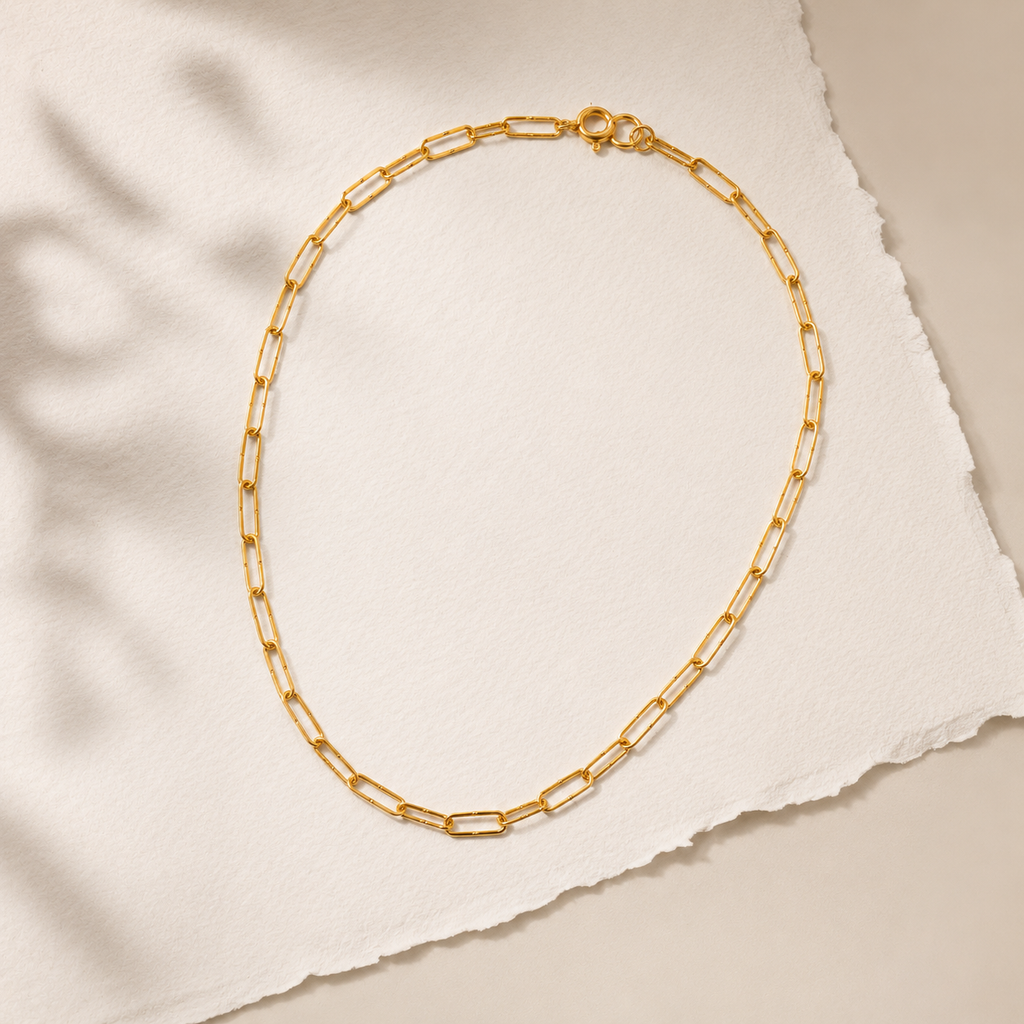 Rose Gold Paperclip Chain