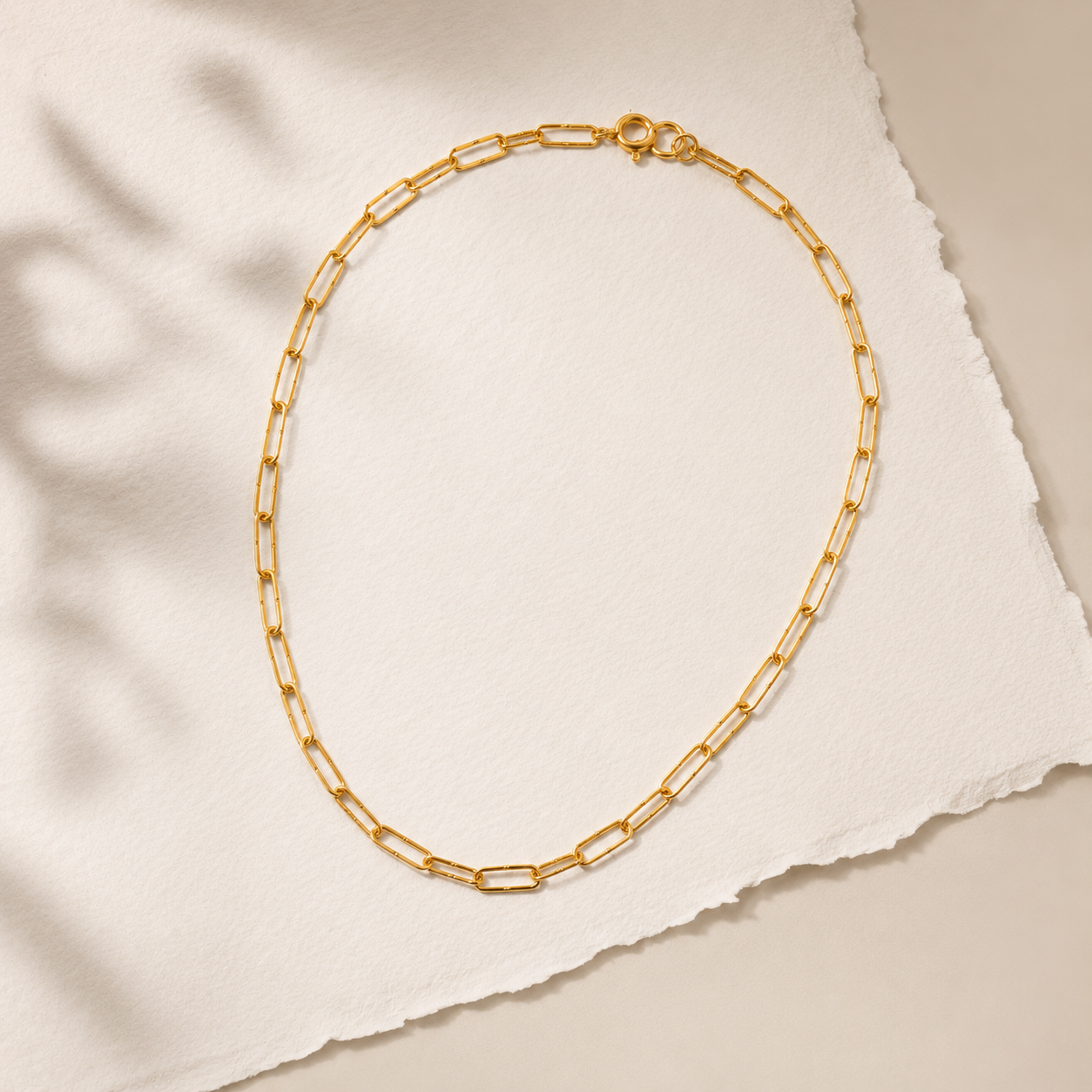 Rose Gold Paperclip Chain