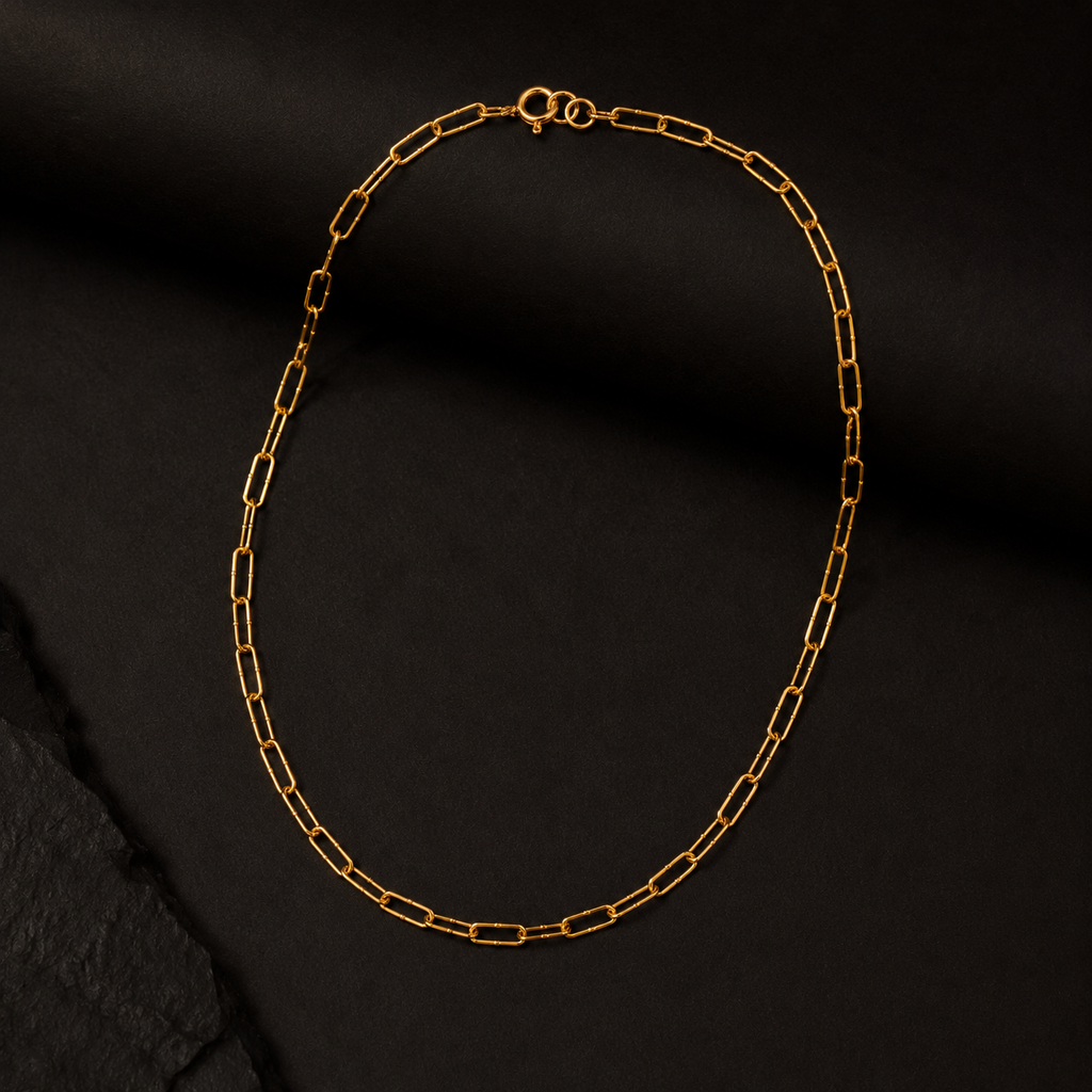 Rose Gold Paperclip Chain