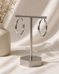 Classic Silver Hoop Earrings