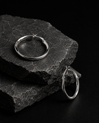 Classic Silver Hoop Earrings