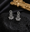 Crystal Floral Stud Earrings