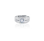 Ridge Silver 925 Ring