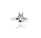 Double Bunny Silver 925 Ring