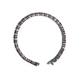 Pomegranate Red Silver 925 Tennis Bracelet