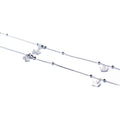 Crown Charms Silver 925 Anklet