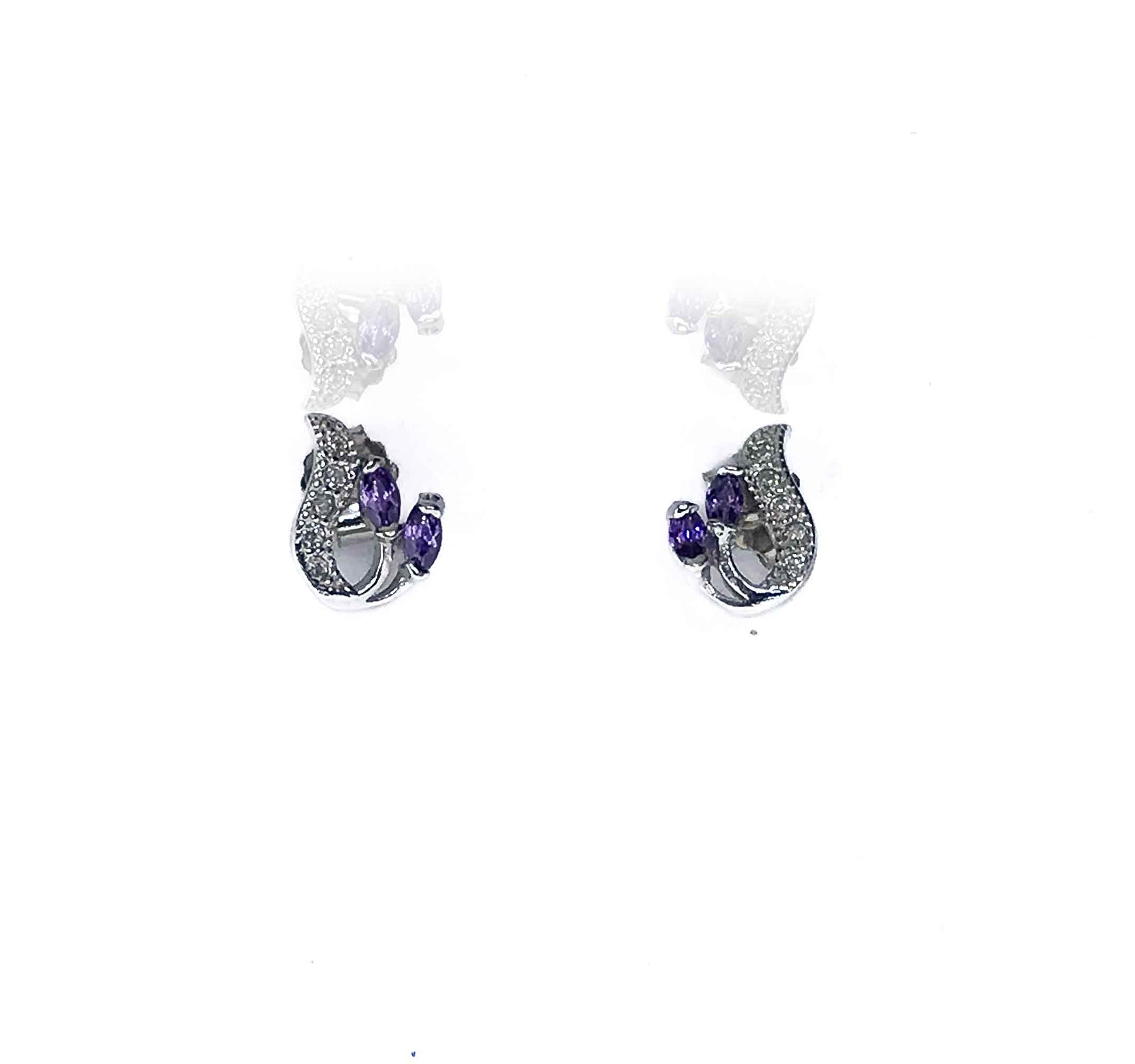 Lavender Korean Silver 925 Studs
